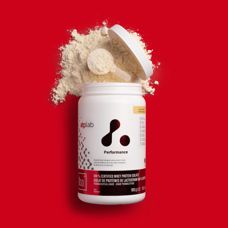 ATP Lab : Isolat de protéines de lactosérum, 900 g · Vanille.