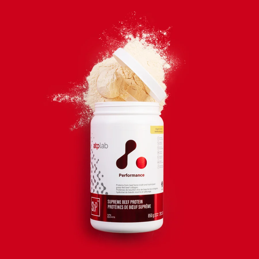 ATP Lab : Protéines de bœuf suprême, 850 g · Vanille.